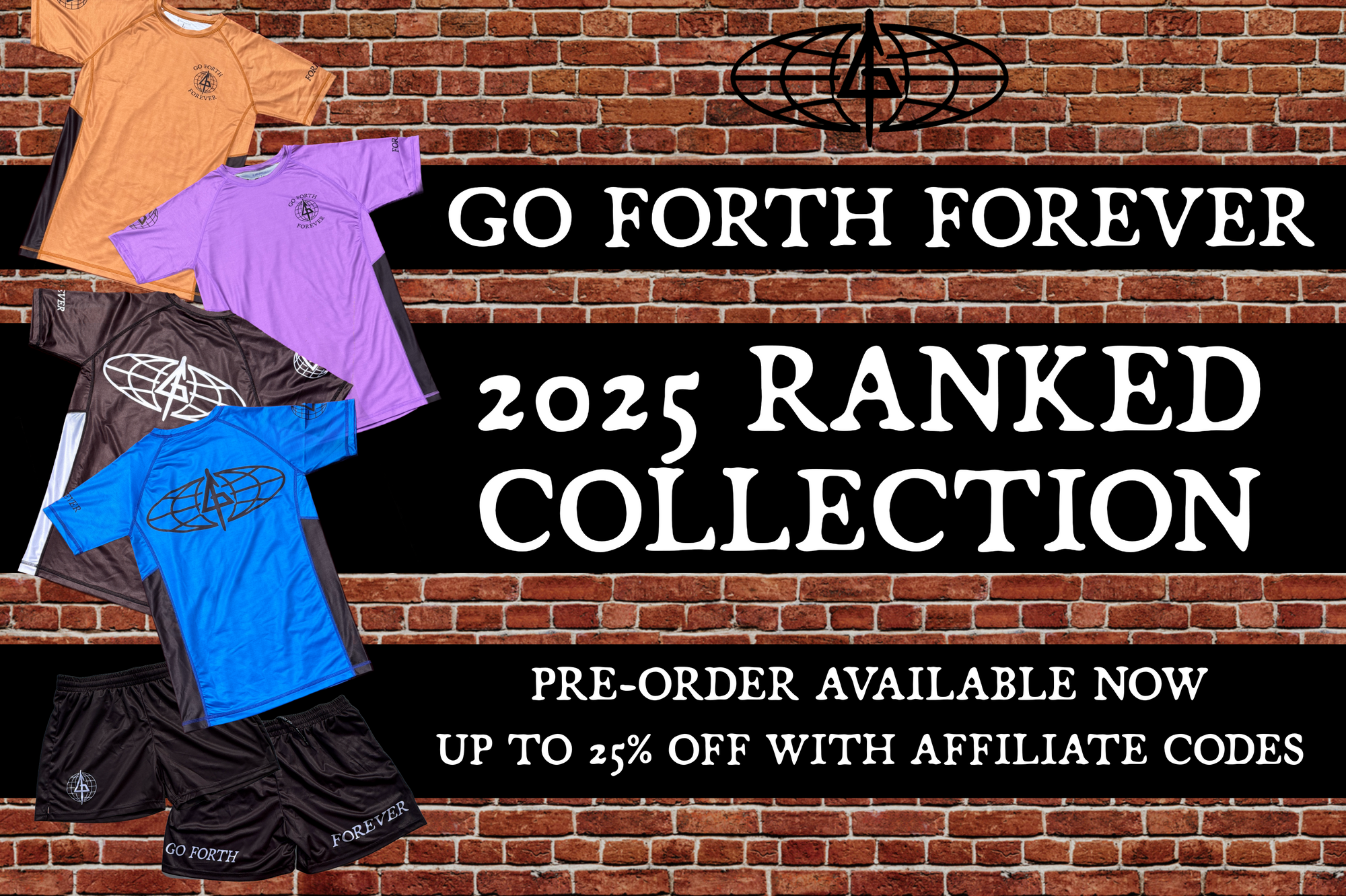 Go Forth Reveals Ranked Collection: IBJJF Legal Rashguards