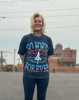 On Model 4 | Premium BJJ Shirt | The Forever T-Shirt | Go Forth