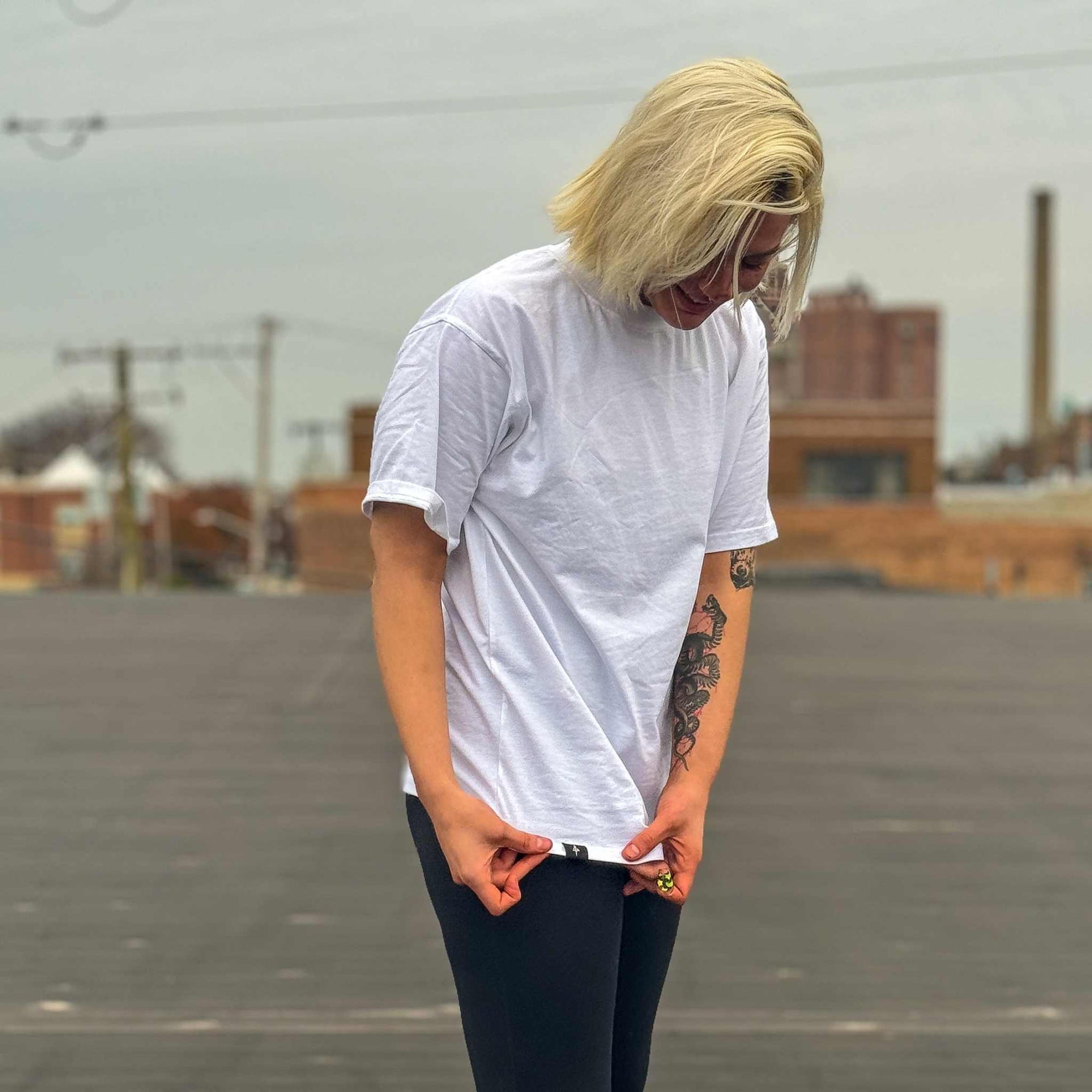 On Model 3 | Luxury Shirt For Grapplers | Essentials Shirt | Go Forth