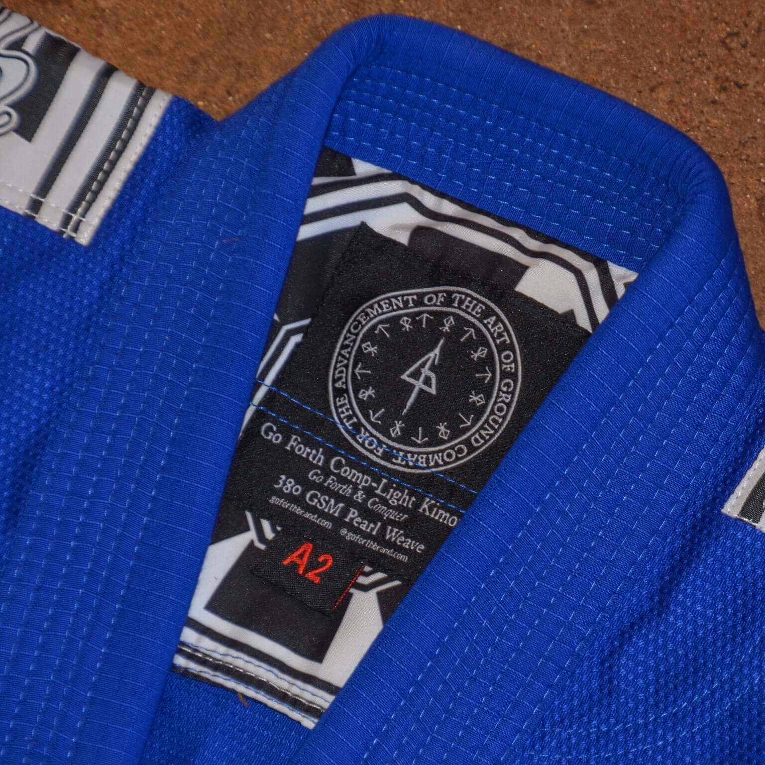 neck tag | "The Odyssey" Comp-Light Gi | Lightweight Kimono | Go Forth