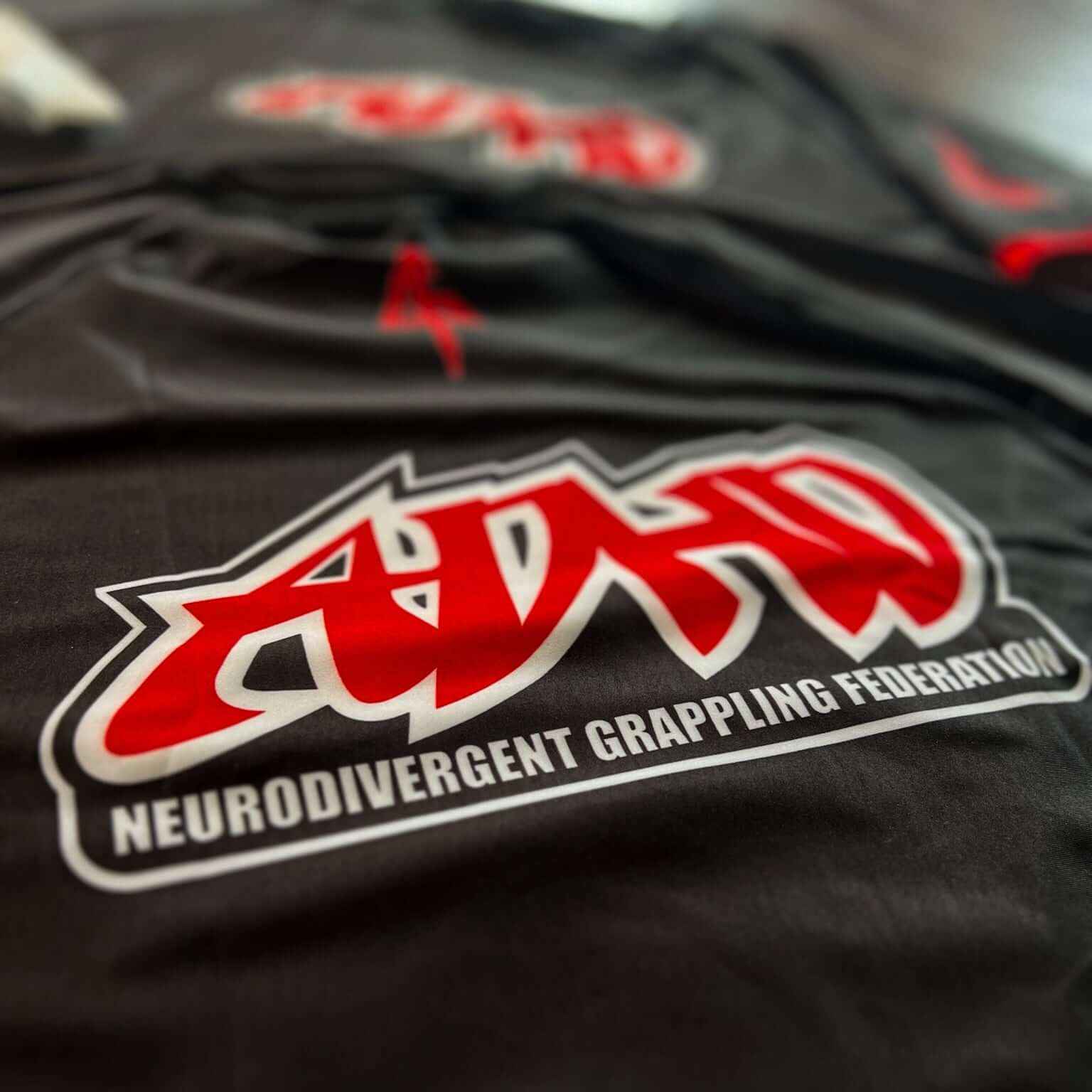 Close up back | ADHD Rashguard | Funny BJJ Rashguard | Go Forth