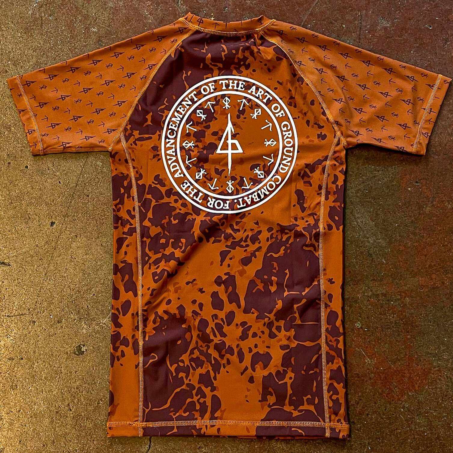 Ranked Rashguard - Brown - Go Forth