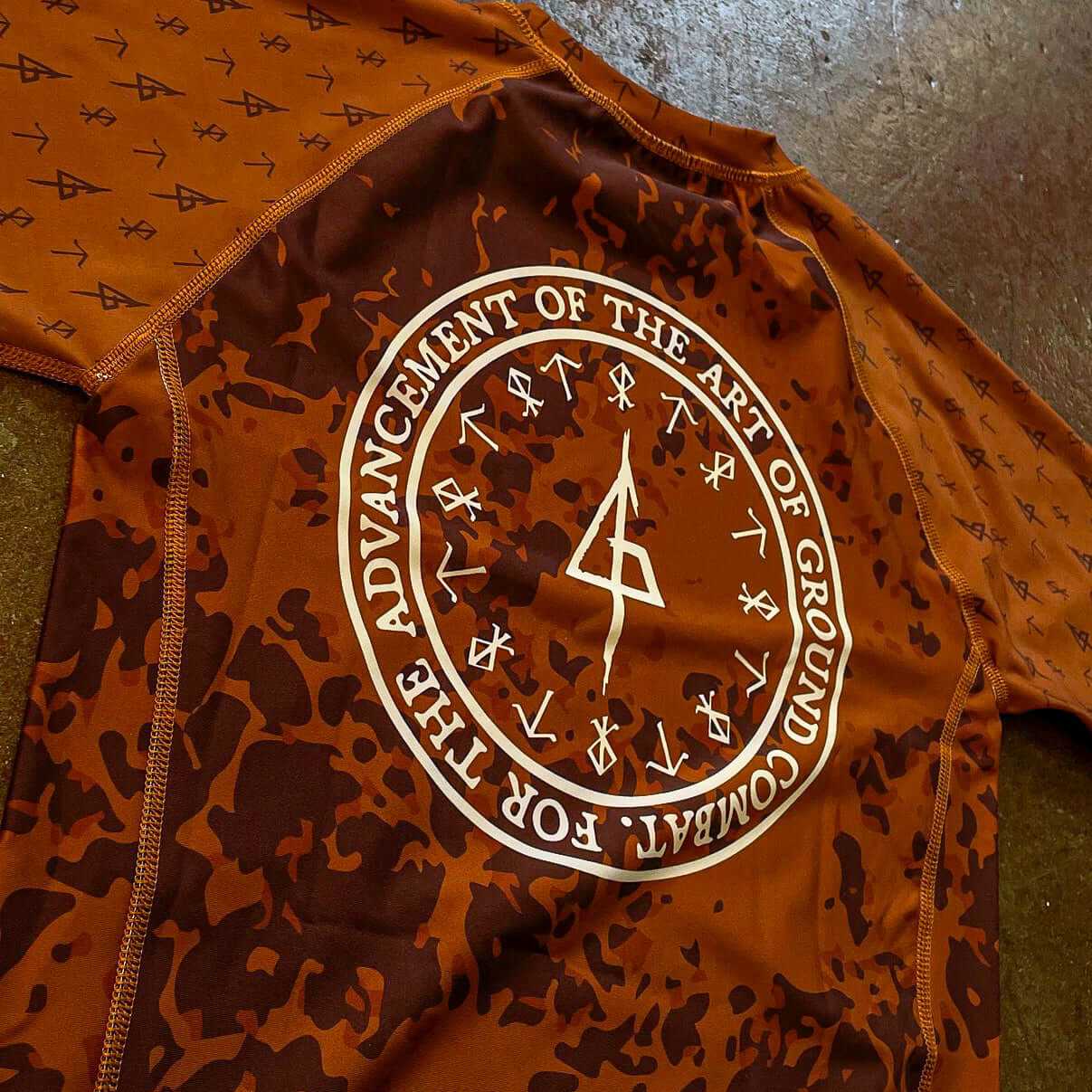 Ranked Rashguard - Brown - Go Forth