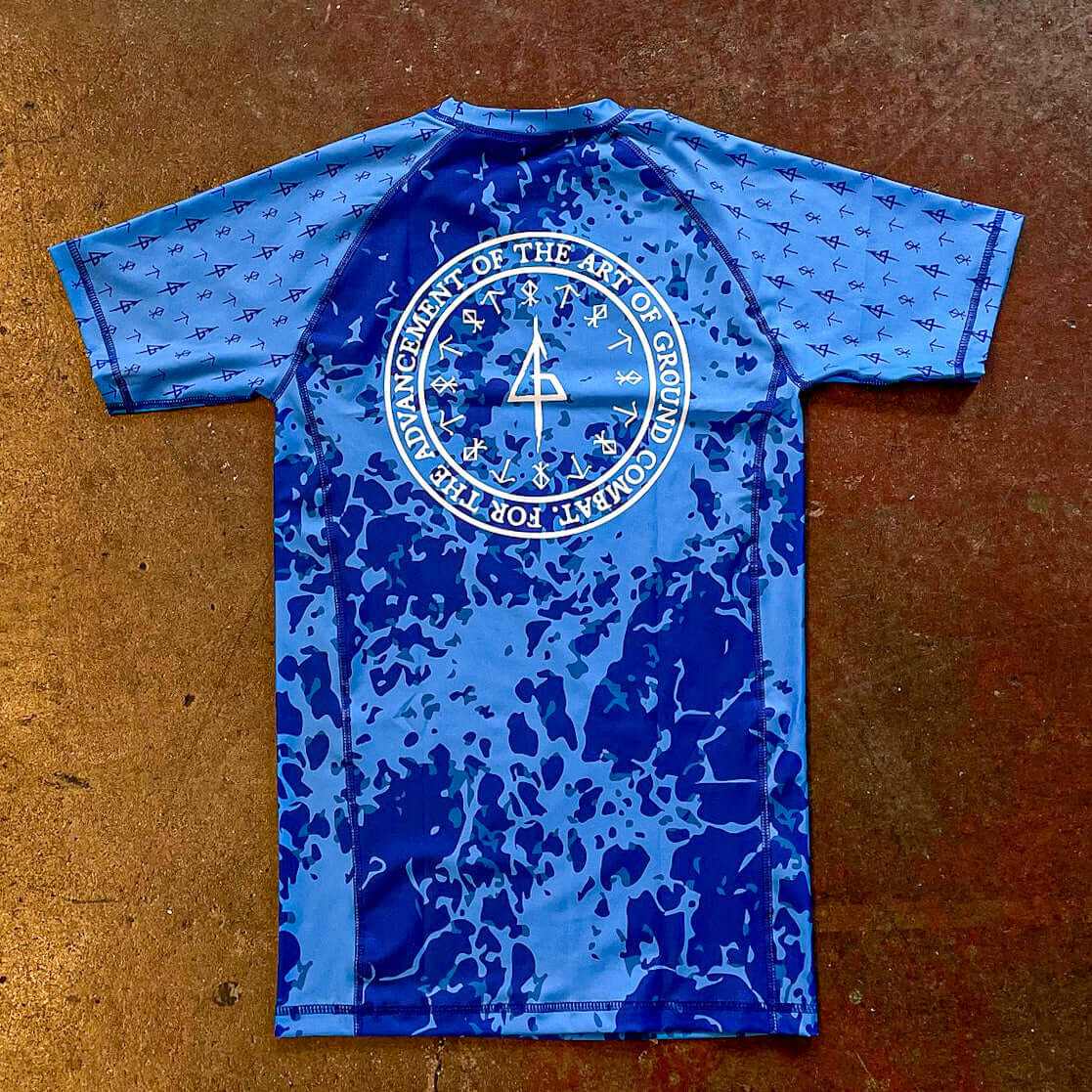 Ranked Rashguard - Blue - Go Forth
