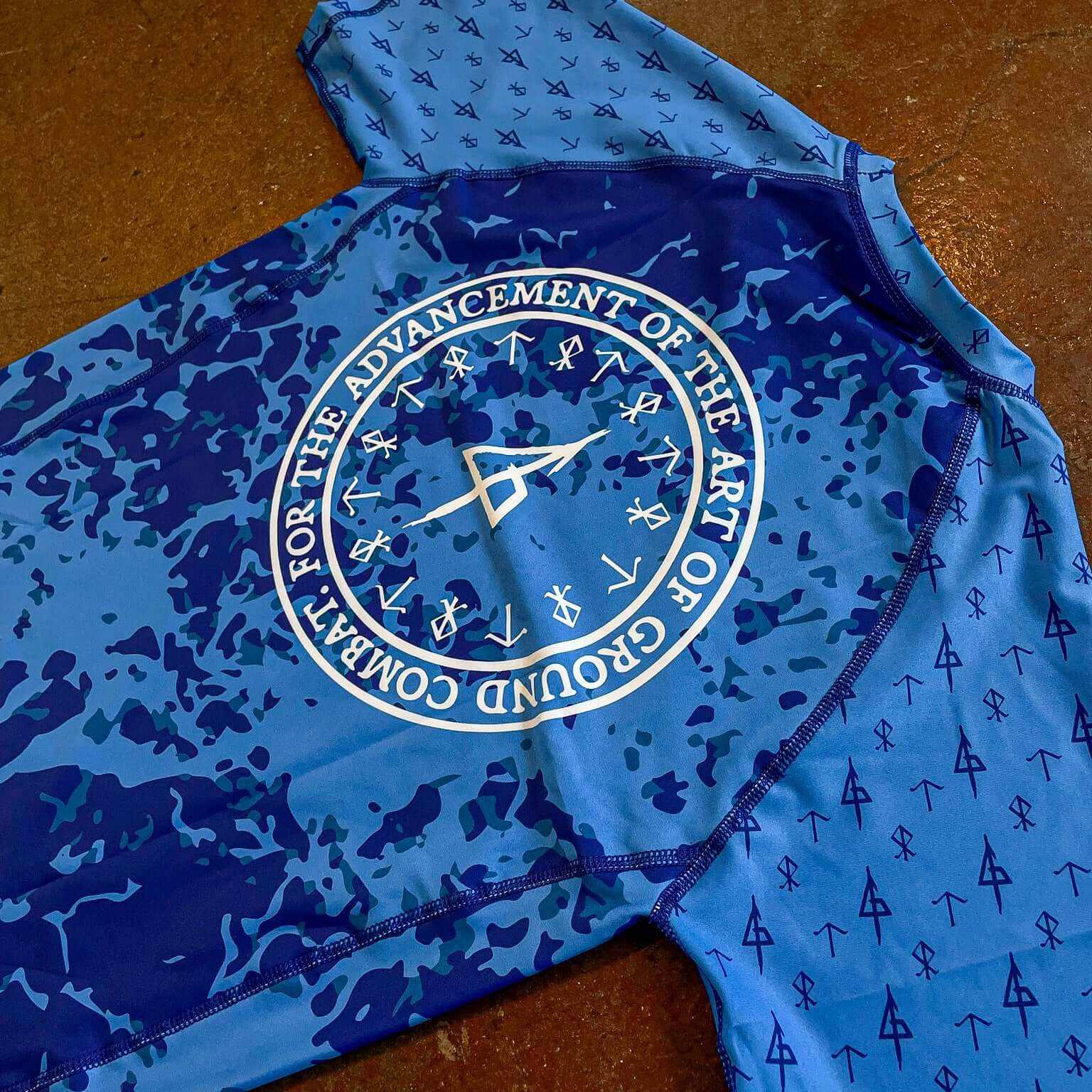 Ranked Rashguard - Blue - Go Forth