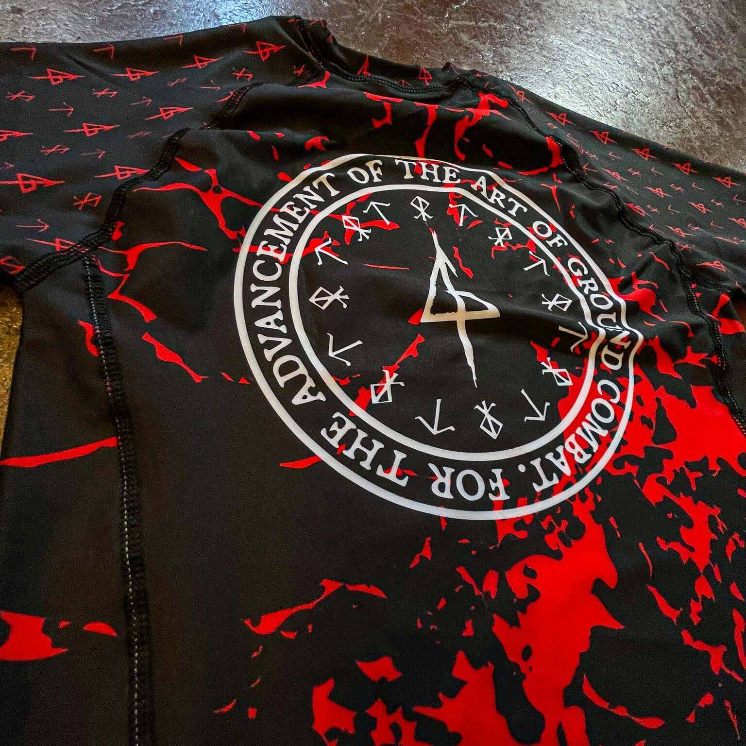 Ranked Rashguard - Black - Go Forth
