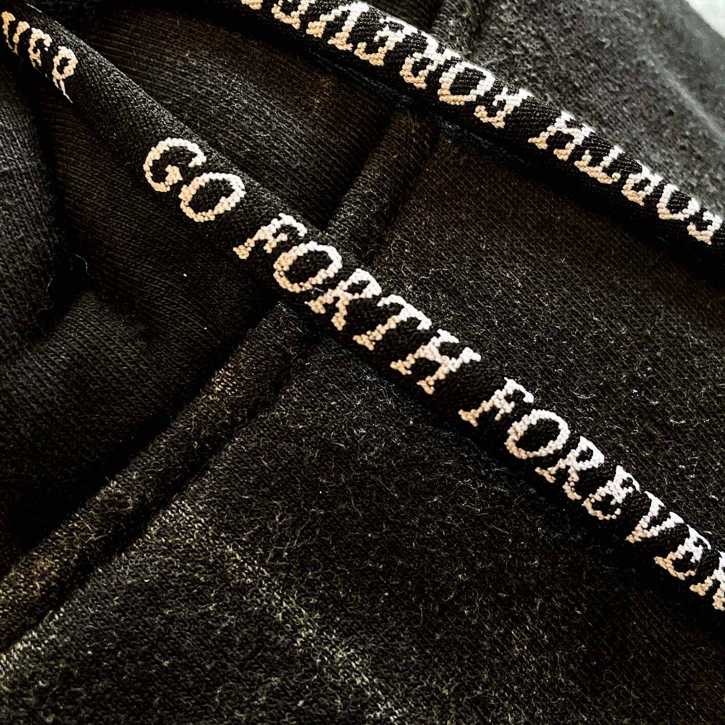 draw strings | Premium BJJ Hoodie | The Forever Hoodie | Go Forth Forever