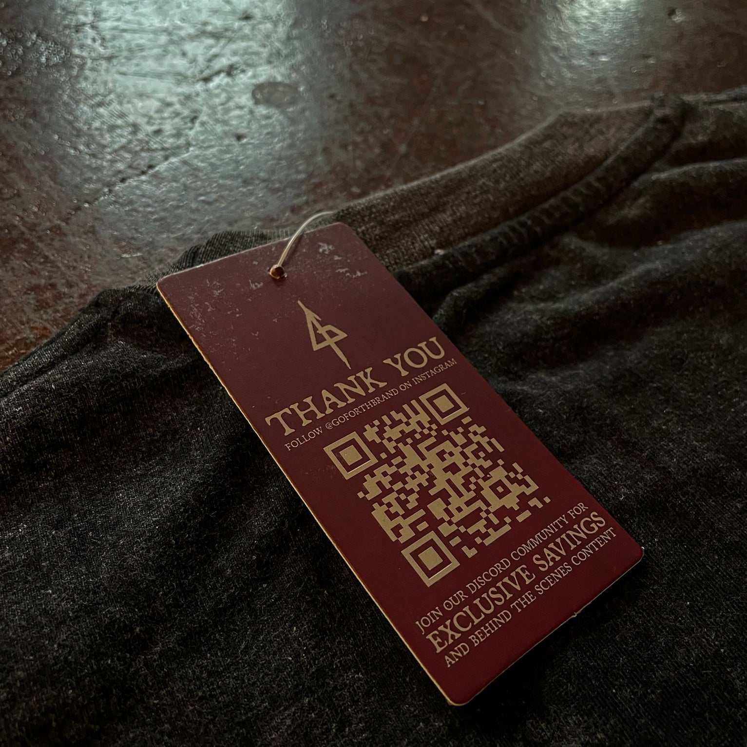 Hang Tag | Premium BJJ Shirt | The Forever T-Shirt | Go Forth