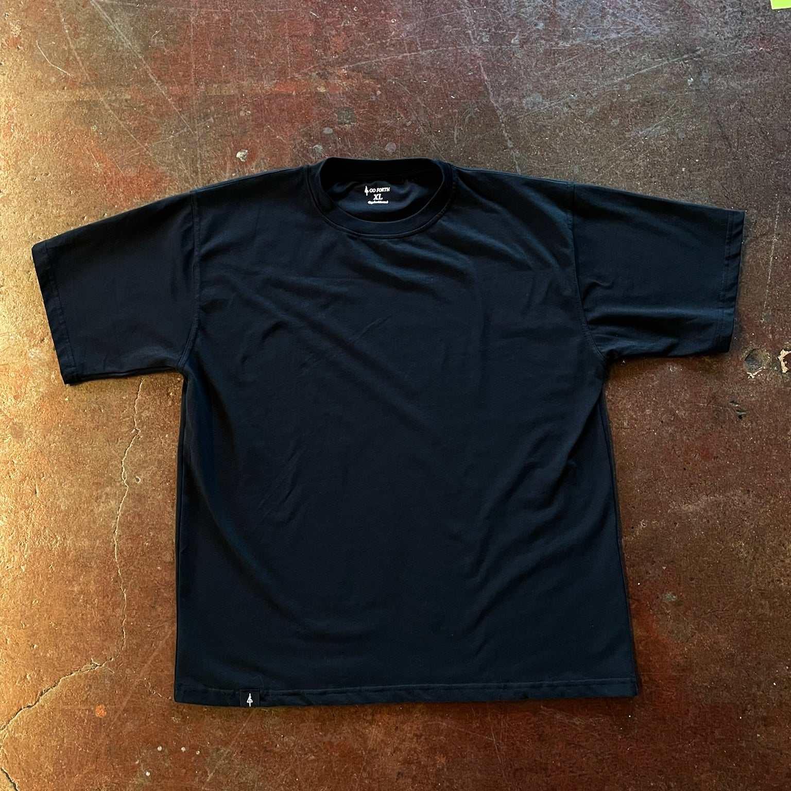 Black Shirt | Luxury Shirt For Grapplers | Essentials Shirt | Go Forth
